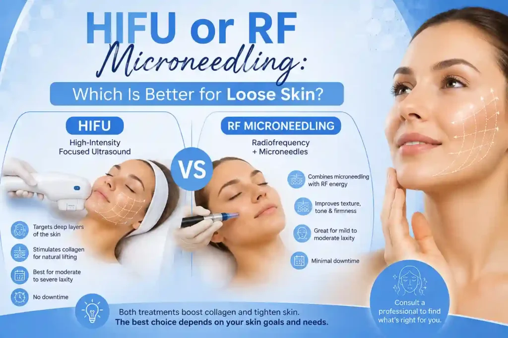 Lost the Weight but Not the Loose Skin? What You Should Know 2 HIFU or RF Microneedling: Which Is Better for Loose Skin Norfolk?
